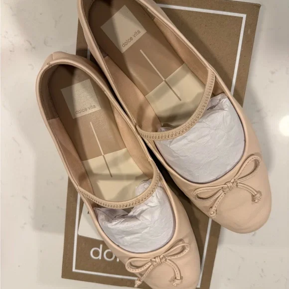 Dolce Vita Light Pink Ballet Flats - Picture 2 of 5